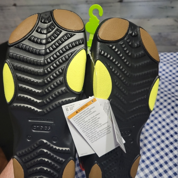 Crocs Classic All Terrain Ikat Sandals 208050-0C4 Men's Size 11 or 12 Black Clog - Picture 5 of 6